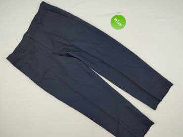 srebrna marynarka do sukienki: Farah, Spodnie dla mężczyzn, XL — 2