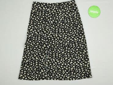 spódnice midi w kwiaty z rozcięciem: Women`s skirt, size S — 4