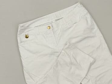 biale szerokie jeansy: Spodnie 3/4 damskie, rozmiar XL — 1