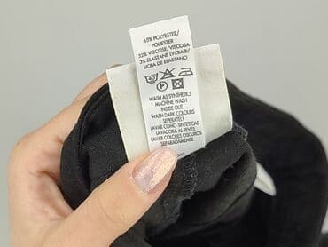 zara woskowane spodnie: Material trousers for women, size L (EU 40) — 6