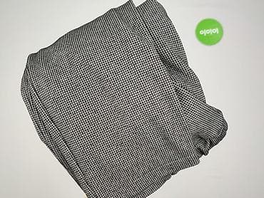 croop dresy: Spodnie damskie w drobną pepitkę (czarno‑szary mikro‑wzór). - Krój — 4