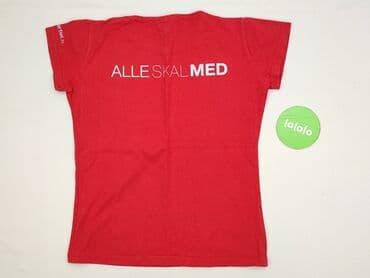 ubrania z flagą norwegii: T-shirt damski, rozmiar M — 3