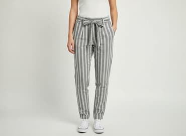 buty vices klapki: H&M, Spodnie materiałowe damskie, rozmiar S — 6