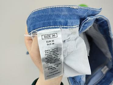 lenary jeansy: Orsay, Spodnie 3/4 damskie, rozmiar S — 4