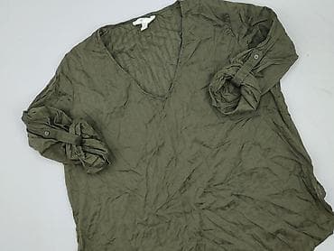 clockhouse basic t shirt: H&M L.O.G.G., Women's blouse, size XL — 1