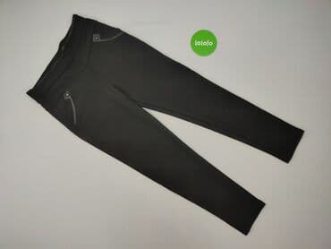 legginsy bawełniane krótkie damskie: Leggings, Spodnie materiałowe damskie, rozmiar S — 2