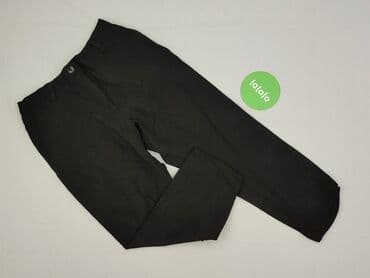 spodnie hello kitty piżama czarne: Material trousers for women, size M (EU 38) — 2