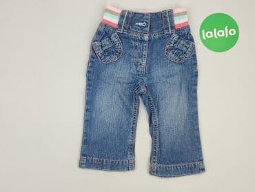 джинсова куртка: Denim pants, George, 9-12 months, condition - Very good — 2