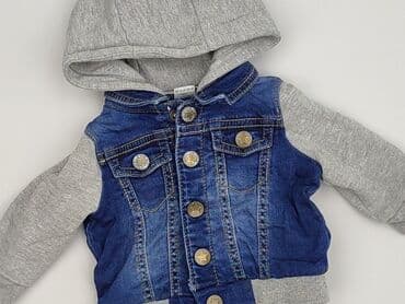 Dziecięca kurtka jeansowa, 0-1 miesięcy, 44-50 cm, Tu, stan - Bardzo dobry