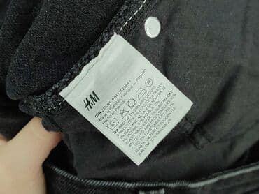 legginsy lateksowe z wysokim stanem: H&M, Jeansy damskie, M — 5