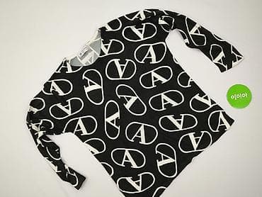 czarne bluzki oversize: Classic, Tunika damska, rozmiar 4XL — 2