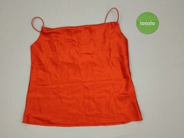 pomaranczowa koszula damska: ONLY, Top damski, M — 2