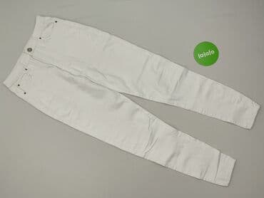 białe spodnie hello kitty: Jeansy damskie, rozmiar S — 3