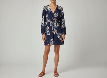 sukienka rozkloszowana dekolt łódka: Sukienka damska, rozmiar S — 5