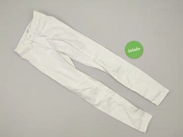 biale spodnie sinsay: Sinsay, Jeansy damskie, rozmiar 2XS — 4