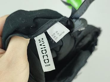 Trousers: H&M Divided, Material trousers for women, size M — 4