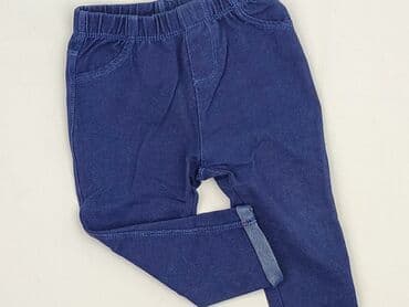 biale spodnie woskowane: Leggings, Inextenso, 9-12 months, condition - Very good — 1
