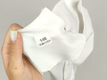 biale spodnie woskowane: Blouse, 11 years, 140-146 cm, condition - Perfect — 4