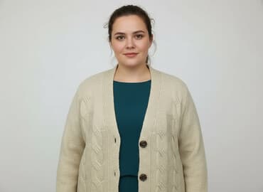 kurtka do chrztu: Kardigan damski, rozmiar XL — 1