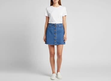 monki jeansy: Monki, Spódnica damska, rozmiar S — 6