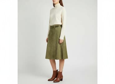 spódniczka khaki: Promod, Spódnica damska, rozmiar S — 7