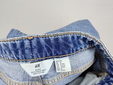 divided hm jeans: Spodnie jeansowe, H&M, 13 lat, 158, stan - Idealny — 4