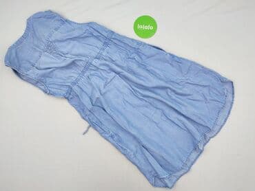 błękitna sukienki midi: Sukienka damska, rozmiar S — 3