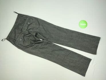 jeansy damskie podarte: Material trousers for women, size S (EU 36) — 3