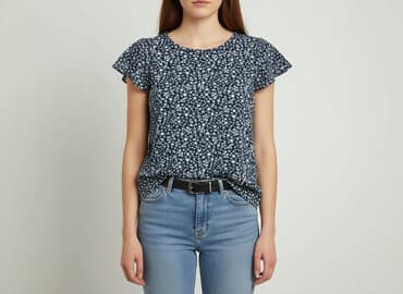 bluzka w kwiaty new yorker: BODY FLIRT, Bluzka damska, rozmiar M — 6