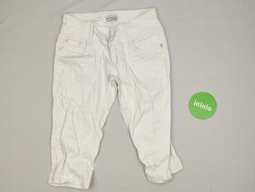 jeansy cropped damskie: Spodnie 3/4 damskie, rozmiar M — 2