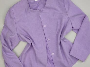 liliowy garnitur damski: Marynarka damska, rozmiar M — 1