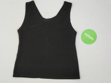 czarne t shirty w serek damskie: T-shirt damski, rozmiar L — 3