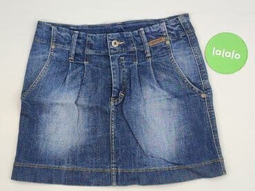 spódniczka dżinsowe z wysokim stanem: Spódnica damska, rozmiar S — 2