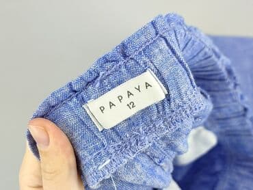 szerokie spodnie pepco: Papaya, Spodnie materiałowe damskie, rozmiar L — 4