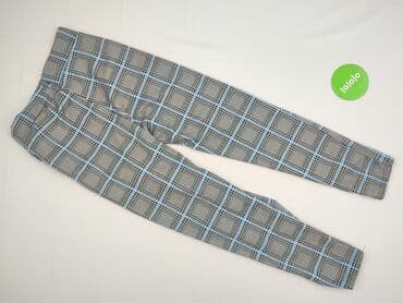 spodnie piżamowe w kratę damskie: Spodnie materiałowe damskie, rozmiar M — 3