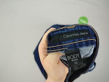 koszulka elastan: Calvin Klein Jeans, Jeansy dla mężczyzn, rozmiar L — 4