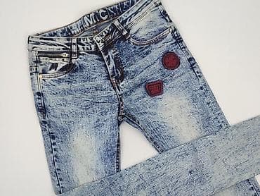 bluza z traktorem: Spodnie jeansowe, 12 lat, 146/152, stan - Idealny — 1