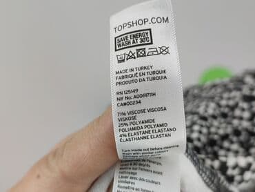 mango spodnie w paski: Topshop, Spodnie materiałowe damskie, M — 5