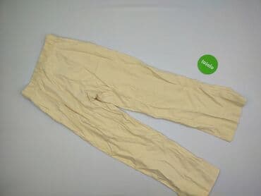 białe lniane spodnie zara: H&M, Spodnie materiałowe damskie, rozmiar M — 3