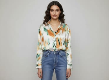 shein bluzki w paski: Shein, Women`s shirt, size XS — 1