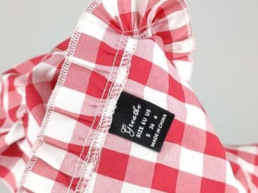 sukienka w krate czerwona: Bluzka damska, rozmiar S — 4