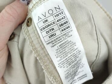 dżinsy z wysokim stanem allegro: Avon, Spodnie materiałowe damskie, M — 4