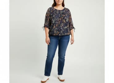 darmowy wykrój na marynarkę damską: F&F, Bluzka damska, 3XL w lalafo.pl — 9 darmowy wykrój na marynarkę damską: F&F, Bluzka damska, 3XL — 9