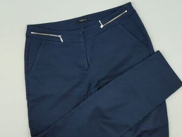 srebrne spodnie mohito: Mohito, Material trousers for women, size M — 1