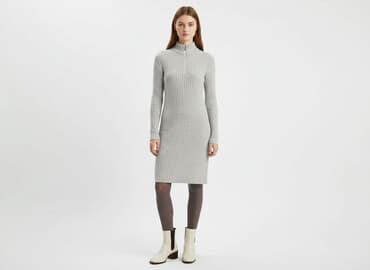 długi sweter z golfem sukienka: Women`s dress, size S — 1