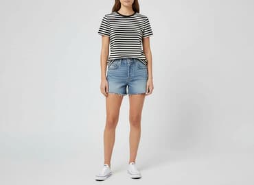 bluzki bawełniane damskie allegro: H&M, T-shirt damski, rozmiar S — 6