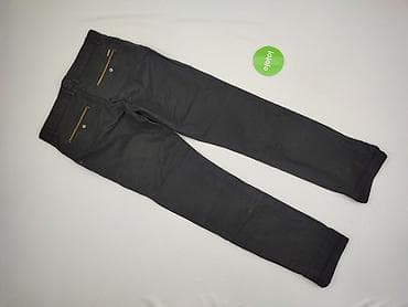 hand work denim: Spodnie materiałowe damskie, rozmiar L — 3