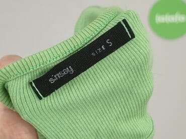 sinsay bluzki z krótkim rękawem: Sinsay, Top damski, rozmiar S — 4