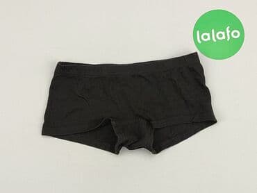 czarne spodnie woskowane z wysokim stanem: Panties, condition - Very good — 2
