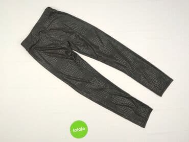 legginsy push marszczone: Leggings Eco-leather for women, size 2XL (EU 44) — 3